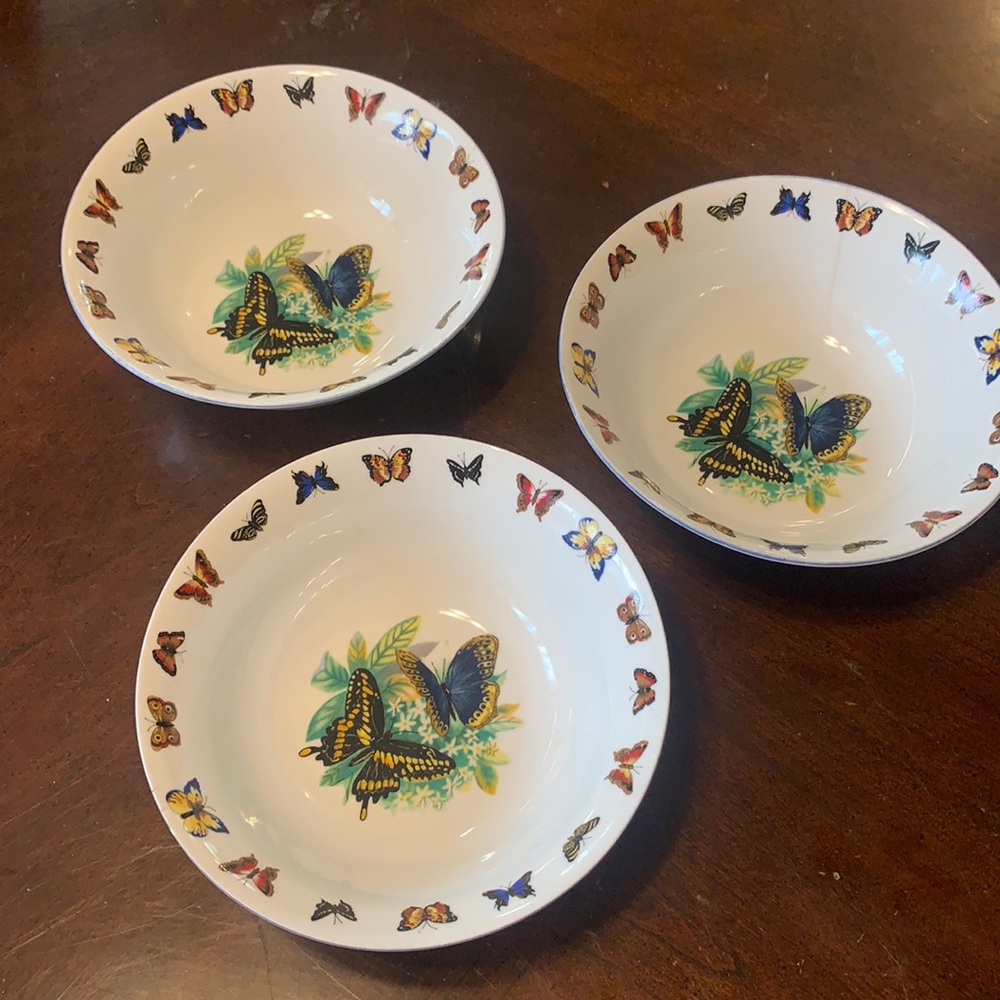 Butterfly 3 bowls Tabletop unlimited